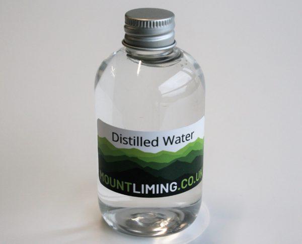 Distilled water bottle